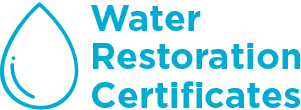 water restoration certificates logo