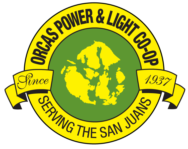 Logo for orcas power & light co-op